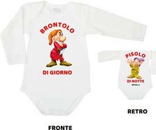 Body lungo Stampa Sette Nani