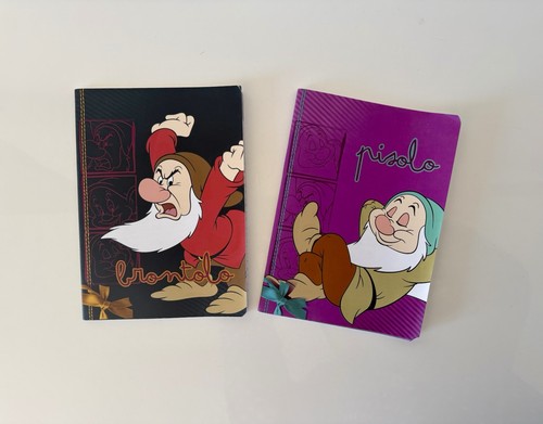 Coppia quaderni vintage - quaderni, disney