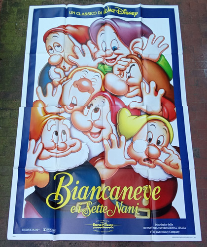 Manifesto biancaneve sette - e, i