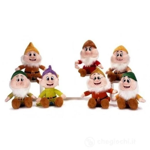 Sette nani peluche cm - nani, 30