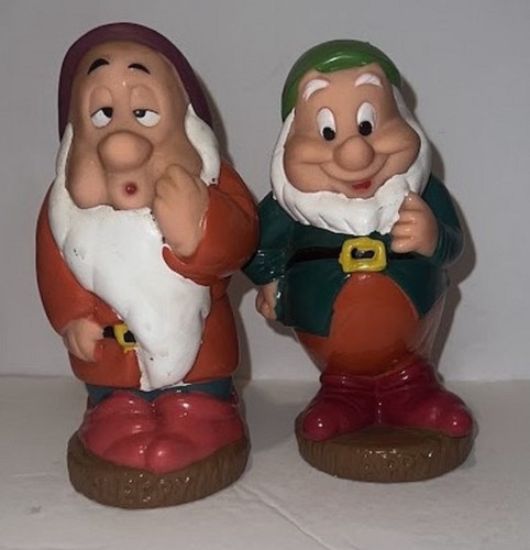 Figurine gomma vintage walt - in,