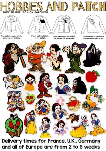 Patch biancaneve sette - patch,